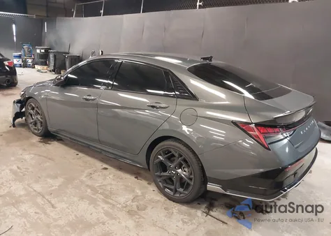 2024 Hyundai Elantra N Line from USA, damaged, VIN KMHLR4DF0RU738679